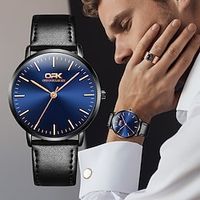 OPK Men Watch Fashion Star dial Quartz Watch Simple Watch Luxury Waterproof Business Wristwatch light cozy Lover For Men Watch miniinthebox - thumbnail