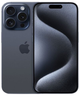 Apple iPhone 15 Pro (USA Dual eSim), 6.1 inch, 512GB, 8GB, Blue Titanium with FaceTime