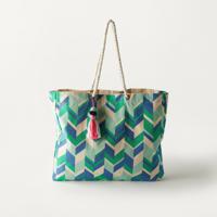 Eccolo Printed Tote Bag with Double Handle