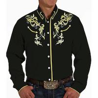 Classical Retro Vintage 18th Century State of Texas Blouse / Shirt West Cowboy Men's Masquerade Dailywear Shirt Lightinthebox