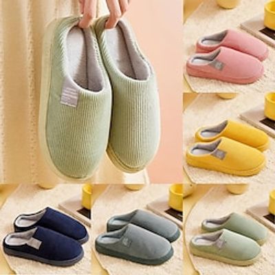 Women's Thick Bottom Home Slippers, Household Plush Slippers, Anti-slip Thermal Slippers,Batroom Slippers, Bath Slippers, Christmas Gift Xmas Gift Lightinthebox