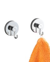 Wenko Vacuum-Loc Hook Shiny Set Of 2