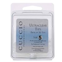 Cuccio Pro Ultraclear Tips # 5 50pcs Acrylic Nails