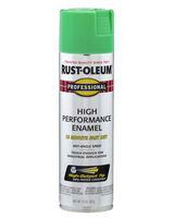 RustOleum Professional High-Performance Enamel Spray Paint Safety Green 15Oz RustOleum Professional High-Performance Enamel Spray Paint Safety Green 15Oz