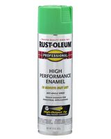 RustOleum Professional High-Performance Enamel Spray Paint Safety Green 15Oz - thumbnail