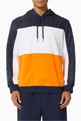 AX Colour Block Hooded Sweatshirt AX Colour Block Hooded Sweatshirt