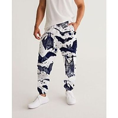 Men's Sweatpants Joggers Trousers Drawstring Elastic Waist 3D Print Graphic Prints Comfort Breathable Sports Outdoor Casual Daily Streetwear Designer Blue Micro-elastic  Elasticity Lightinthebox