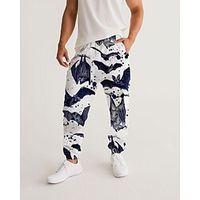 Men's Sweatpants Joggers Trousers Drawstring Elastic Waist 3D Print Graphic Prints Comfort Breathable Sports Outdoor Casual Daily Streetwear Designer Blue Micro-elastic  Elasticity Lightinthebox - thumbnail