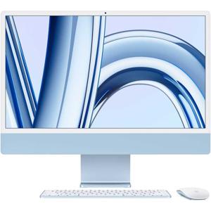 Apple iMac 24-inch (2023) - M3 with 8-Core CPU, 8GB RAM, 256GB SSD, 8-Core GPU, English Keyboard, Blue, MQRC3