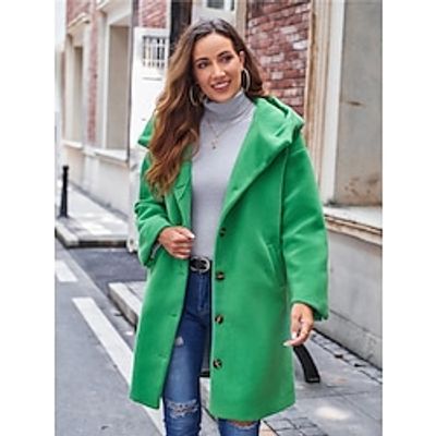 Women's Overcoat Single Breasted Hooded Pea Coat Trench Coat Windproof Warm Winter Long Coat Heated Jacket Long Sleeve with Pockets Pink Lightinthebox Women's Overcoat Single Breasted Hooded Pea Coat Trench Coat Windproof Warm Winter Long Coat Heated Jacket Long Sleeve with Pockets Pink Lightinthebox