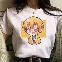 Inspired by Demon Slayer Cosplay Anime Cartoon Polyester  Cotton Blend Print Harajuku Graphic Kawaii T-shirt For Women's  Men's Lightinthebox - thumbnail