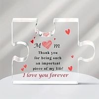 Unique Engraved Puzzle Acrylic Plaque-Mom Bday Gift Ideas Gift For Mommy Mother's Day Gift Birthday Gift For Mom Lightinthebox