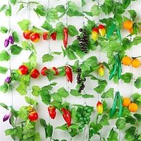 Artificial Plants Plastic Rustic Vine Wall Flower Vine Lightinthebox - thumbnail