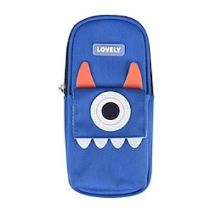 PencilCasePenPouchMarkerBag Cute Wear-Resistant Multifunction Canvas for School Office Student miniinthebox