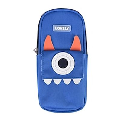 PencilCasePenPouchMarkerBag Cute Wear-Resistant Multifunction Canvas for School Office Student miniinthebox