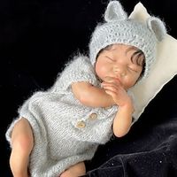 19 inch Doll Reborn Baby Doll lifelike Cute Non Toxic Creative Cloth with Clothes and Accessories for Girls' Birthday and Festival Gifts Lightinthebox - thumbnail
