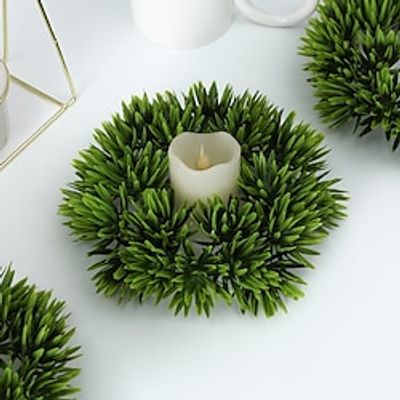 Christmas Candle Rings Artificial Eucalyptus Leaves Wreaths Candle Rings Wreaths Greenery Wreath Candle Rings, Scene Decor, Festivals Decor, Room Decor, Home Decor, Offices Decor Lightinthebox Christmas Candle Rings Artificial Eucalyptus Leaves Wreaths Candle Rings Wreaths Greenery Wreath Candle Rings, Scene Decor, Festivals Decor, Room Decor, Home Decor, Offices Decor Lightinthebox