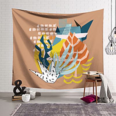 Wall Tapestry Art Decor Blanket Curtain Hanging Home Bedroom Living Room Decoration Polyester Modern Minimalist Illustration Marandi Style Lightinthebox