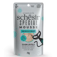 Schesir Special Mousse Skin & Coat For Cat - Salmon With Chicken 70G