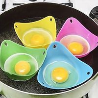 Cook Perfect Eggs Every Time With This Silicone Egg Poachers - Cooking Tool, Kitchen Gadgets, Kitchen Accessories Lightinthebox - thumbnail
