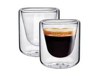Royalford Double Wall Cup Set, 200Ml Borosilicate Glass Cup - RF10569
