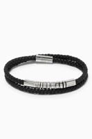 Blair Double Braided Bracelet in Leather - thumbnail
