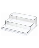 Inter Design Crisp Tiered Spice Rack Clear Inter Design Crisp Tiered Spice Rack Clear