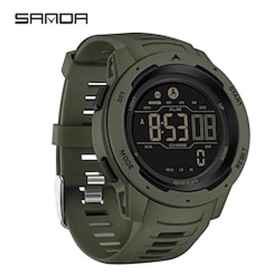 SANDA Women Men Kids Digital Watch Large Dial Outdoor Sports Fashion Luminous Alarm Clock LED Back Light Calendar Silicone Watch miniinthebox SANDA Women Men Kids Digital Watch Large Dial Outdoor Sports Fashion Luminous Alarm Clock LED Back Light Calendar Silicone Watch miniinthebox