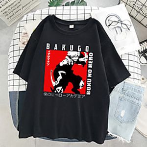 Inspired by My Hero Academia  Boku No Hero Cosplay Cosplay Costume T-shirt Polyester  Cotton Blend Print Harajuku Graphic Kawaii T-shirt For Women's  Men's Lightinthebox