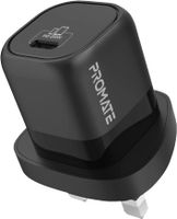 Promate GaN USB-C Charger, POWERPORT-25.UK-BK