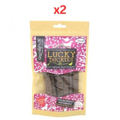 Green & Wilds Lucky Duckies Dog Treats 100G (Pack of 2)
