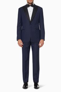 Wool Slim Fit Textured Tuxedo Wool Slim Fit Textured Tuxedo