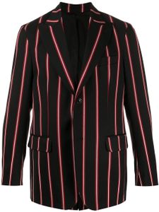 Cobra S.C. striped fitted blazer - Black