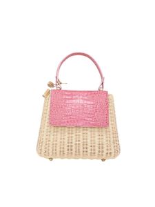 Calipso Pink Canvas Handbag