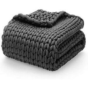adijah chunky handmade knitted weighted blanket Lightinthebox