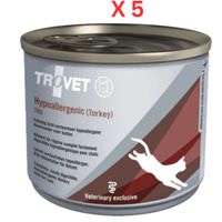 Trovet Hypoallergenic (Turkey) Cat Wet Food 200G (Pack of 5)