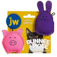 Petmate Jw Pig - Ee & Bunn - Ee Catnip Cat Toy Combo