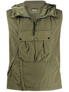 C.P. Company one pocket hooded vest - Green