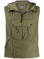 C.P. Company one pocket hooded vest - Green