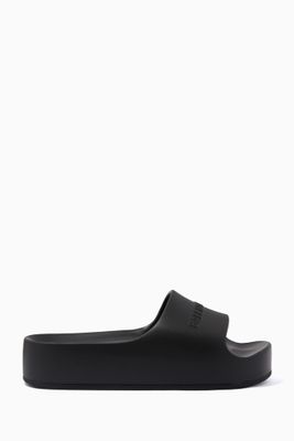Chunky Slides in Rubber