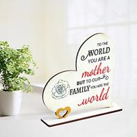 Mother's Day Gift Creative Wooden Plaque Decor, Personalized Woodcraft Ornament, Charming Wood Carving Sculpture - Thoughtful Decoration and Gift Idea Lightinthebox