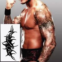 5 Pcs Randy Orton Arm Bramble Tree Tattoo Stick Waterproof Left Arm Wrist Tattoo Stickers Lightinthebox - thumbnail