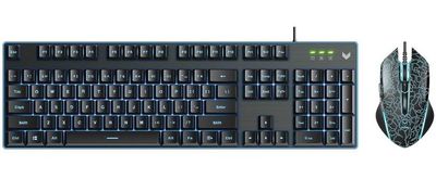 Rapoo Vpro V100S Gaming Combo Keyboard & Mouse Backlit Black Ar - 18841 Rapoo Vpro V100S Gaming Combo Keyboard & Mouse Backlit Black Ar - 18841