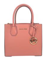 Michael Kors Mercer Medium Sherbet Pebble Leather Messenger Crossbody Bag Purse (75075)