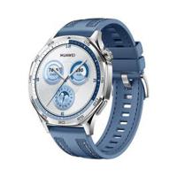 Huawei GT5 Vili Smartwatch, Blue, with Woven Strap and FreeBuds 5i, Blue