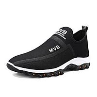 Men's Trainers Athletic Shoes Daily Outdoor Walking Shoes Mesh Black Dark Blue Fall Spring miniinthebox - thumbnail