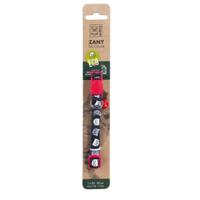 M-PETS Zany Cat Eco Collar Red & Black (Pack of 5)