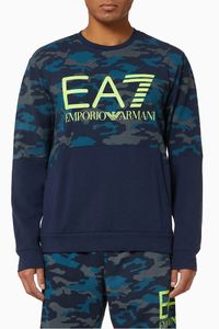 EA7 Camo Jersey Sweatshirt