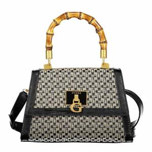 Guess Jeans Black Cotton Handbag - GU-26285