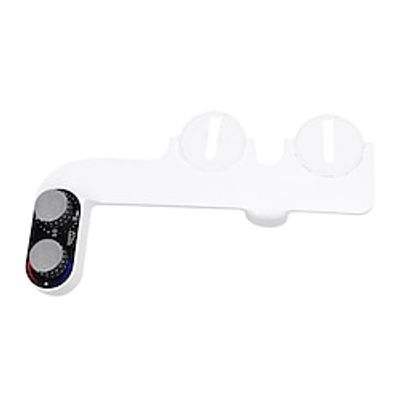 Bidet Attachment for Toilet, Hot and Cold Bidet Non-Electric, Self Cleaning Dual Nozzle Wash Hygienic Bidet Toilet Seat, Adjustable Water Pressure Fresh Sprayer Lightinthebox